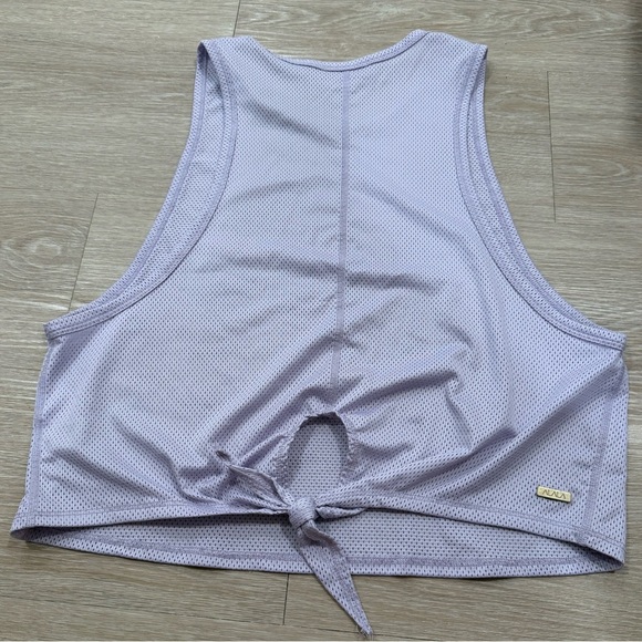 Alala® Purple Mesh Tie-Back Tank - Picture 6 of 6